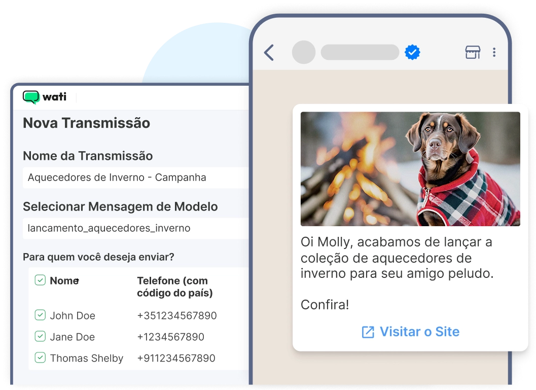 Gere mais engajamento do que com email e SMS