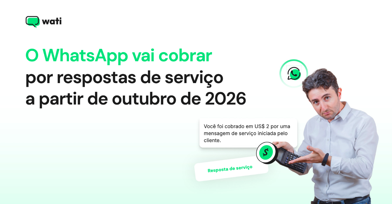 Preços de Mensagens de Serviço do WhatsApp: Atualização de Preços de Outubro