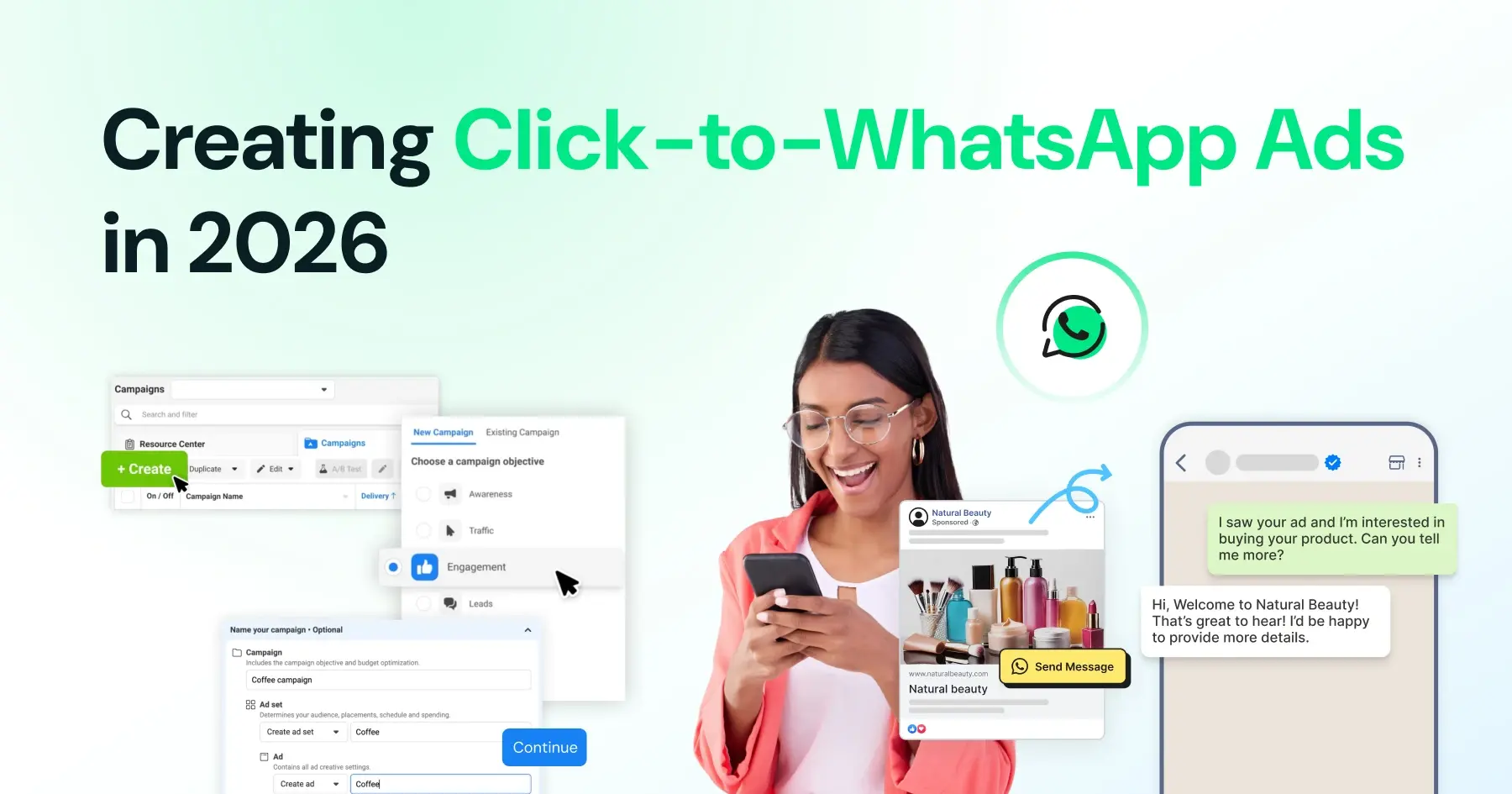 Creating click to WhatsApp ads in 2026