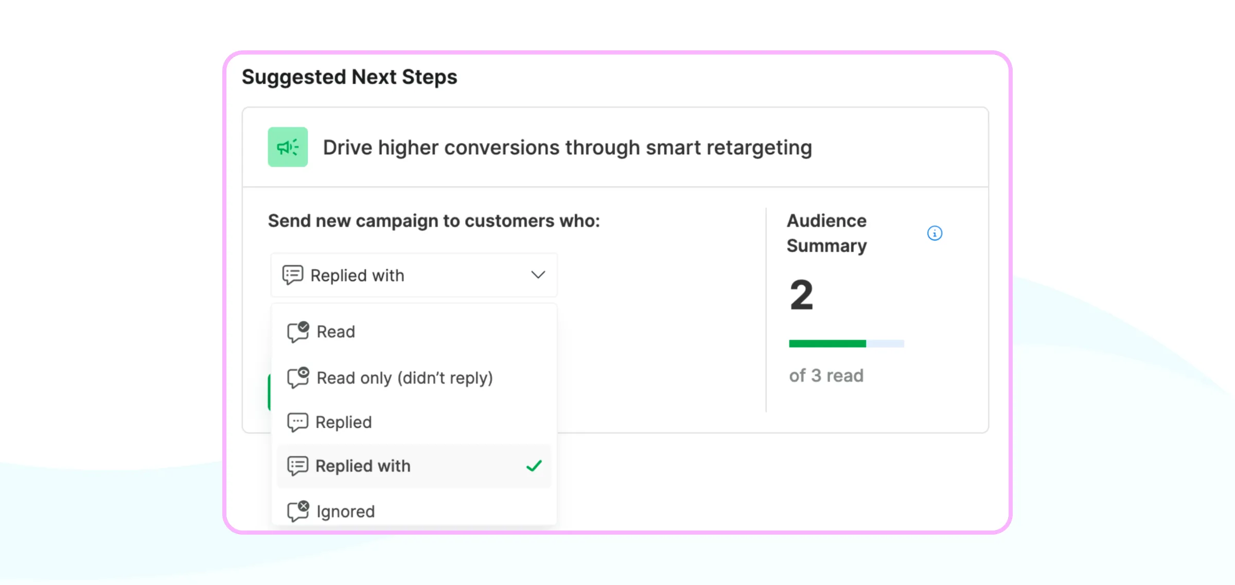 Segmenting broadcast campaigns on Wati