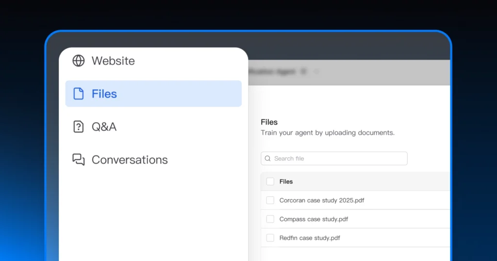 Uploading files to train the AI agent better on Astra