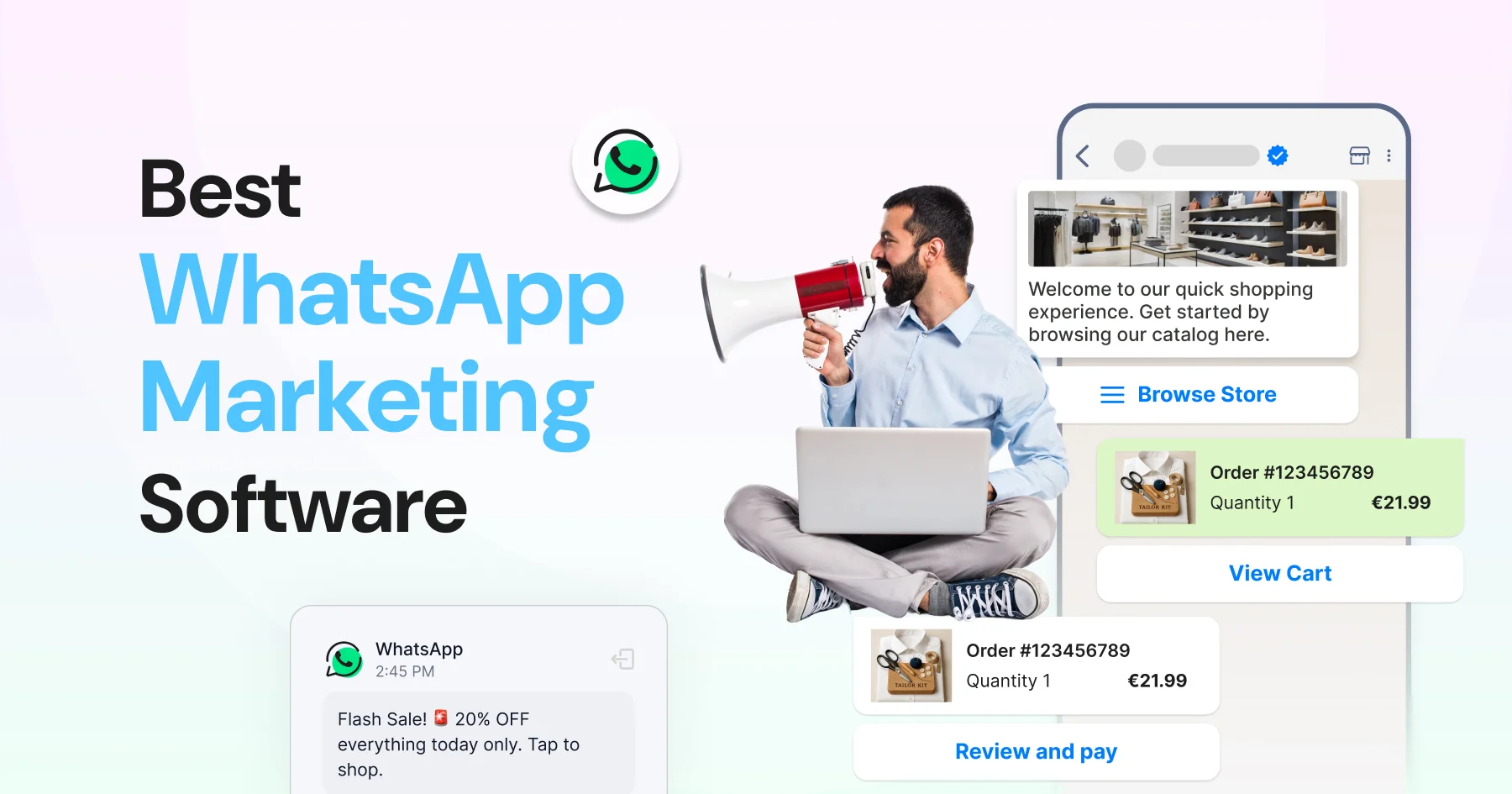 A comparison of the best WhatsApp marketing software for 2026, showing tools that help brands automate, engage, and grow their business.