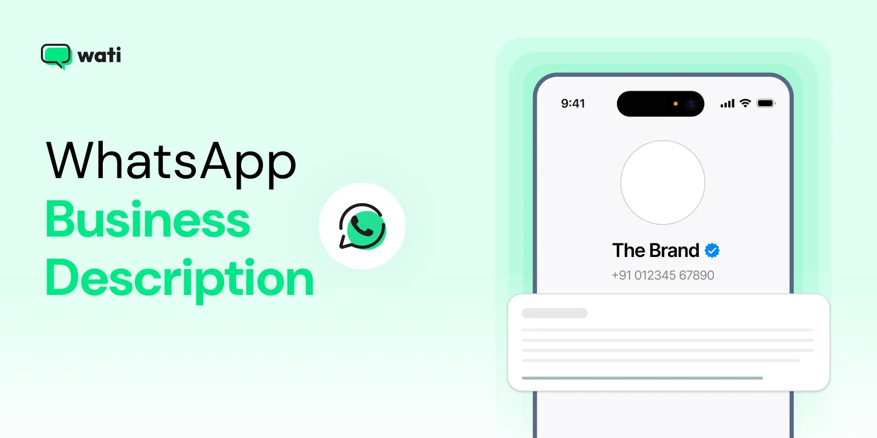 A guide on WhatsApp business description that covers the best examples, benefits, and examples
