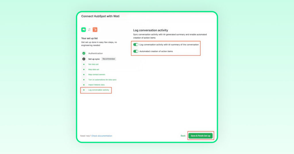 bi-directional sync between crm and whatsapp for seamless transfer of data