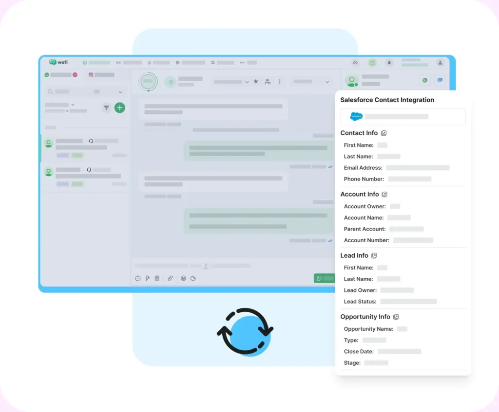 Salesforce integration on wati