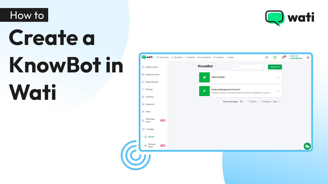 How to Create a KnowBot in Wati