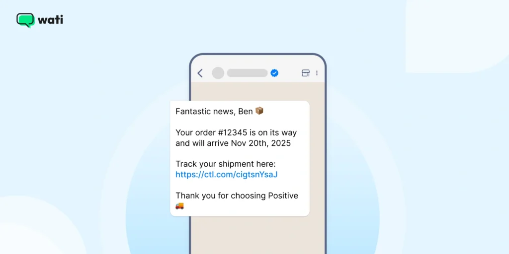 tracking shipping related updates for customers to give an idea of when their parcel will reach