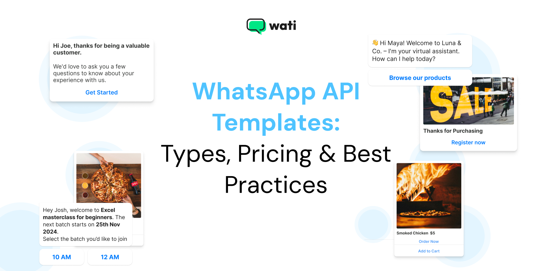 A guide on the20+ best WhatsApp Business API templates