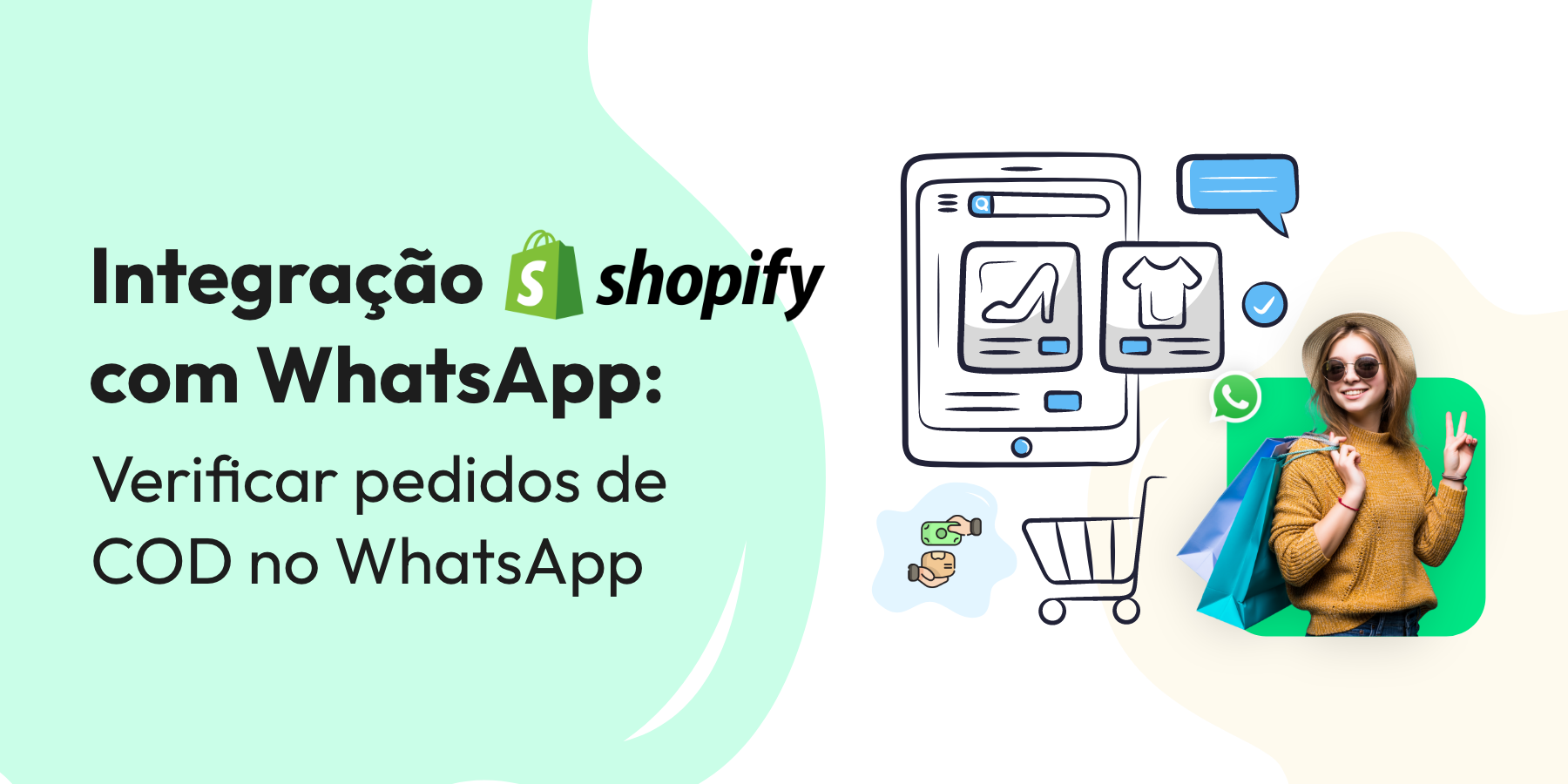 Integração do WhatsApp com Shopify: Verificar pedidos COD no WhatsApp