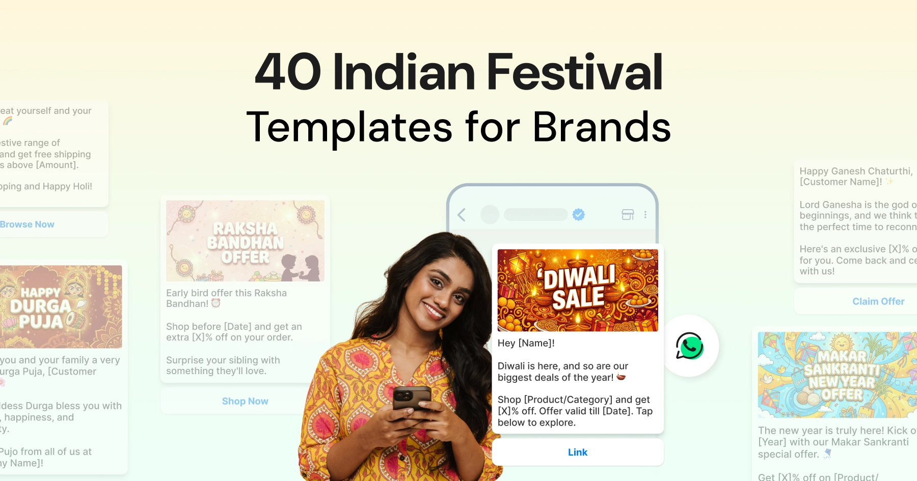 40 Indian Festival Templates for WhatsApp: Diwali, Holi, Eid, Christmas & More