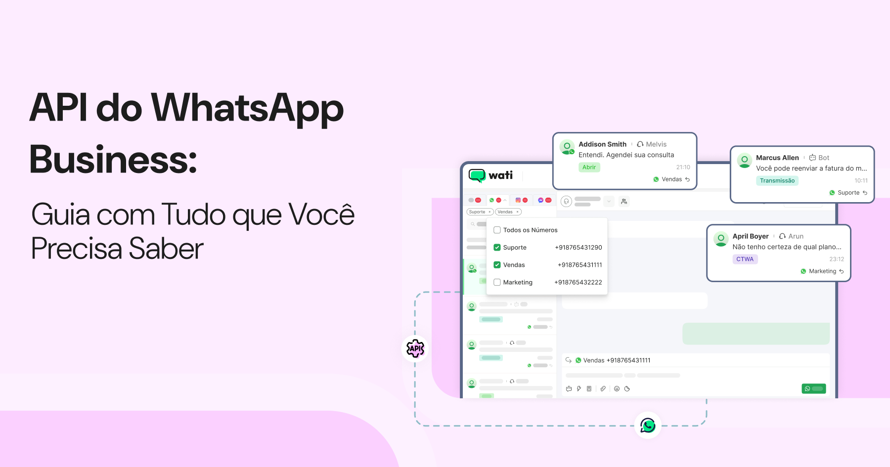 O que é a API do WhatsApp Business? A API do WhatsApp Business é uma versão avançada do WhatsApp Business App que gerencia transmissões em massa, automatiza tarefas repetitivas e acompanha a performance de vendas. Muitas empresas brasileiras ainda usam o WhatsApp Business App — aquele aplicativo gratuito instalado no celular. Ele funciona bem para …