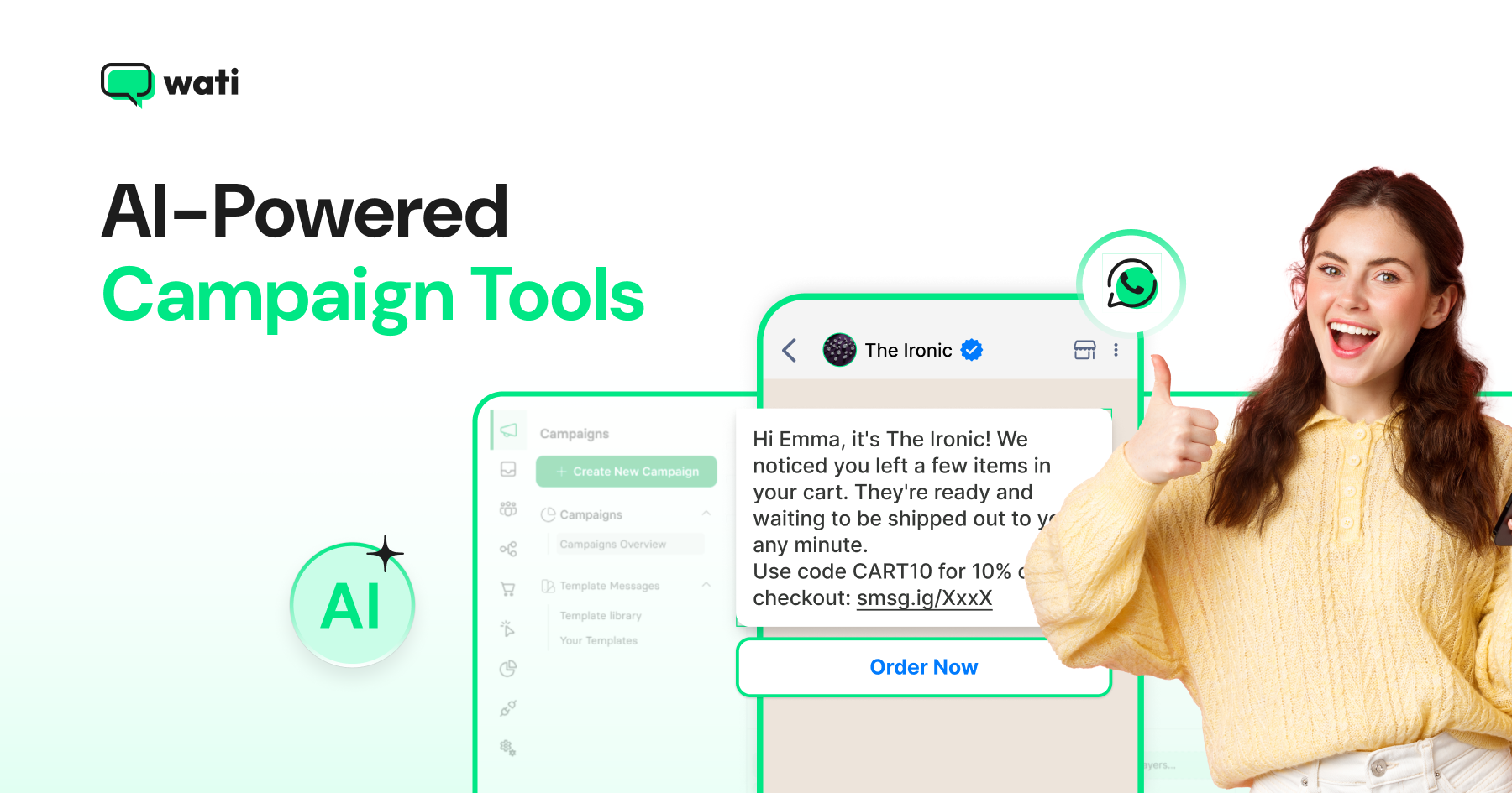 See the best AI powered tools to use for WhatsApp campaigns