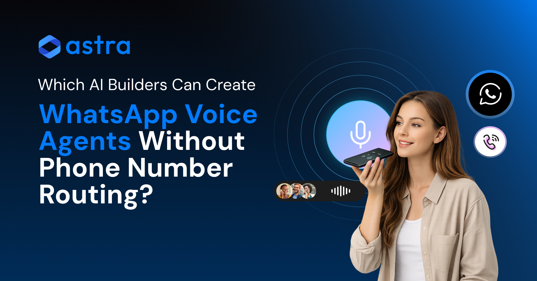 Learn how an AI builder for WhatsApp voice agents without phone number routing works
