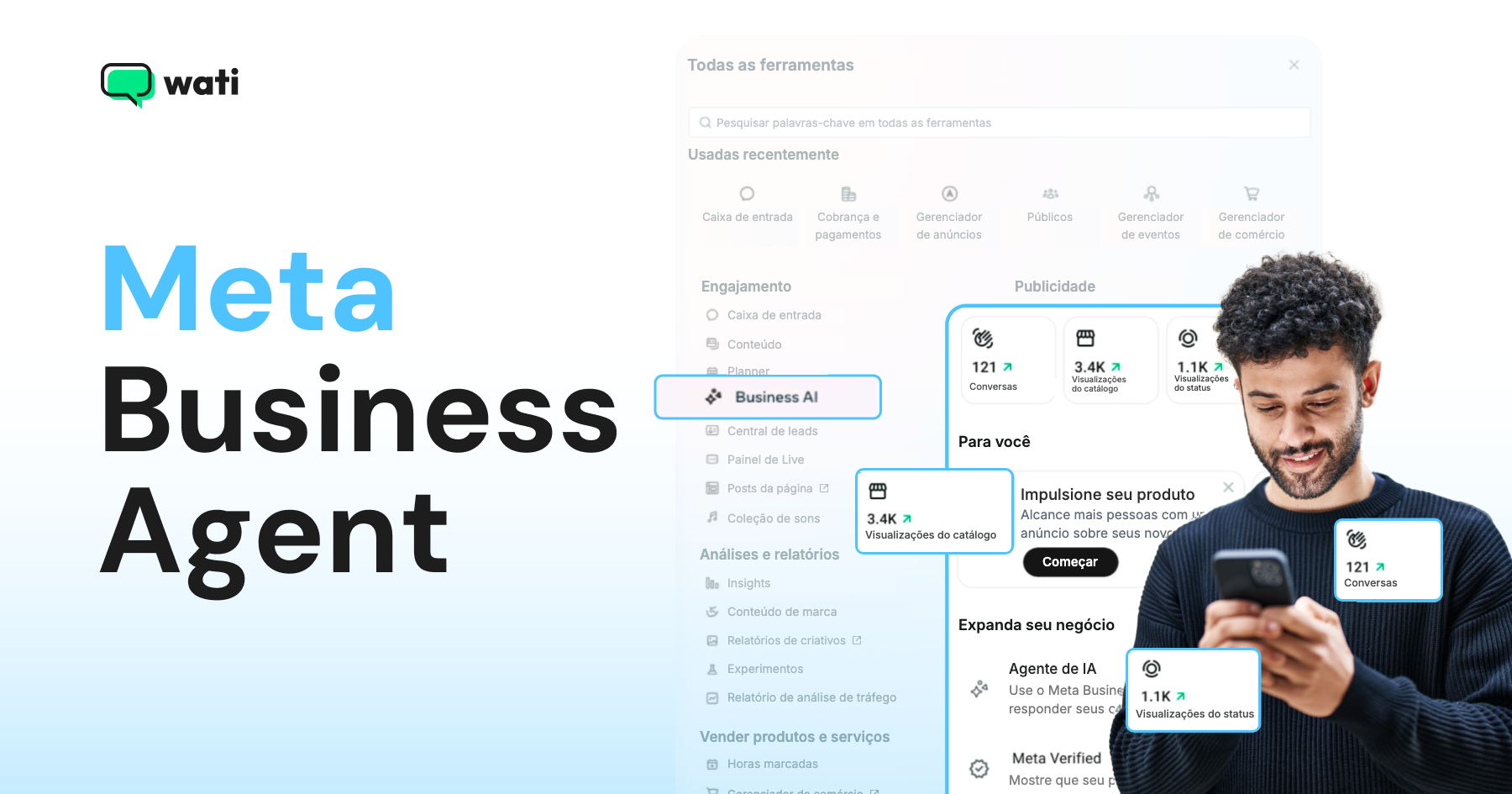 Meta Business Agent: O Que É, O Que Não Faz e Quando Você Ainda Precisa de uma Plataforma de API do WhatsApp