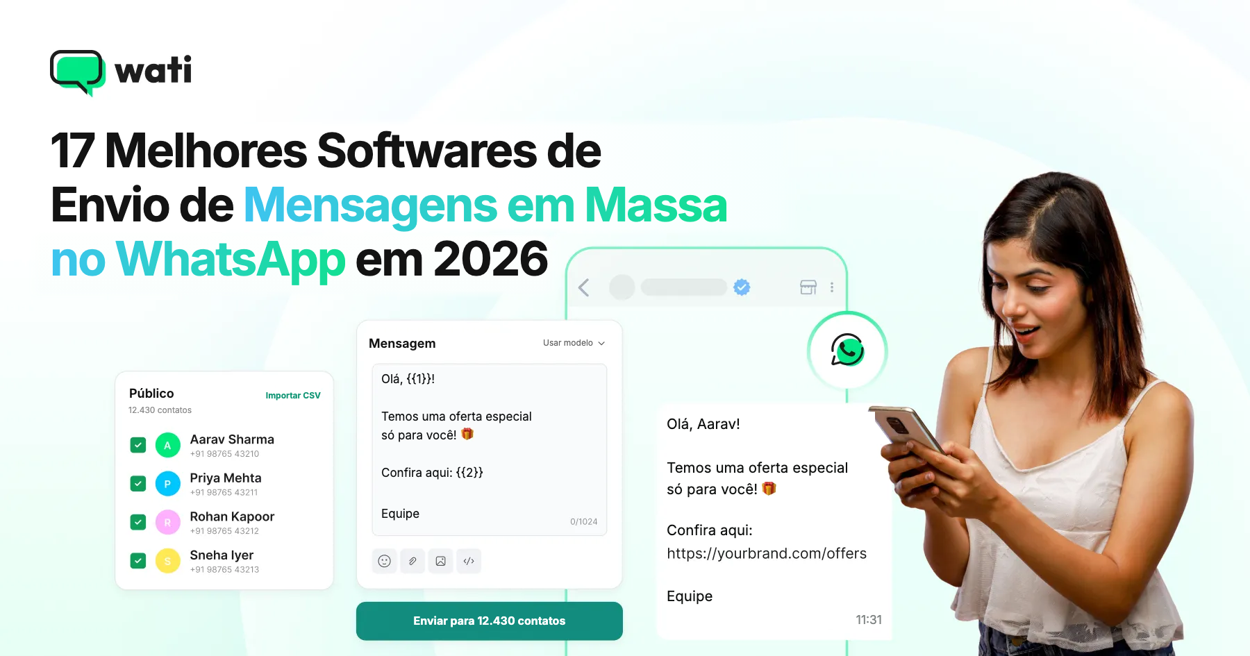17 Melhores Softwares de Envio de Mensagens em Massa no WhatsApp em 2026