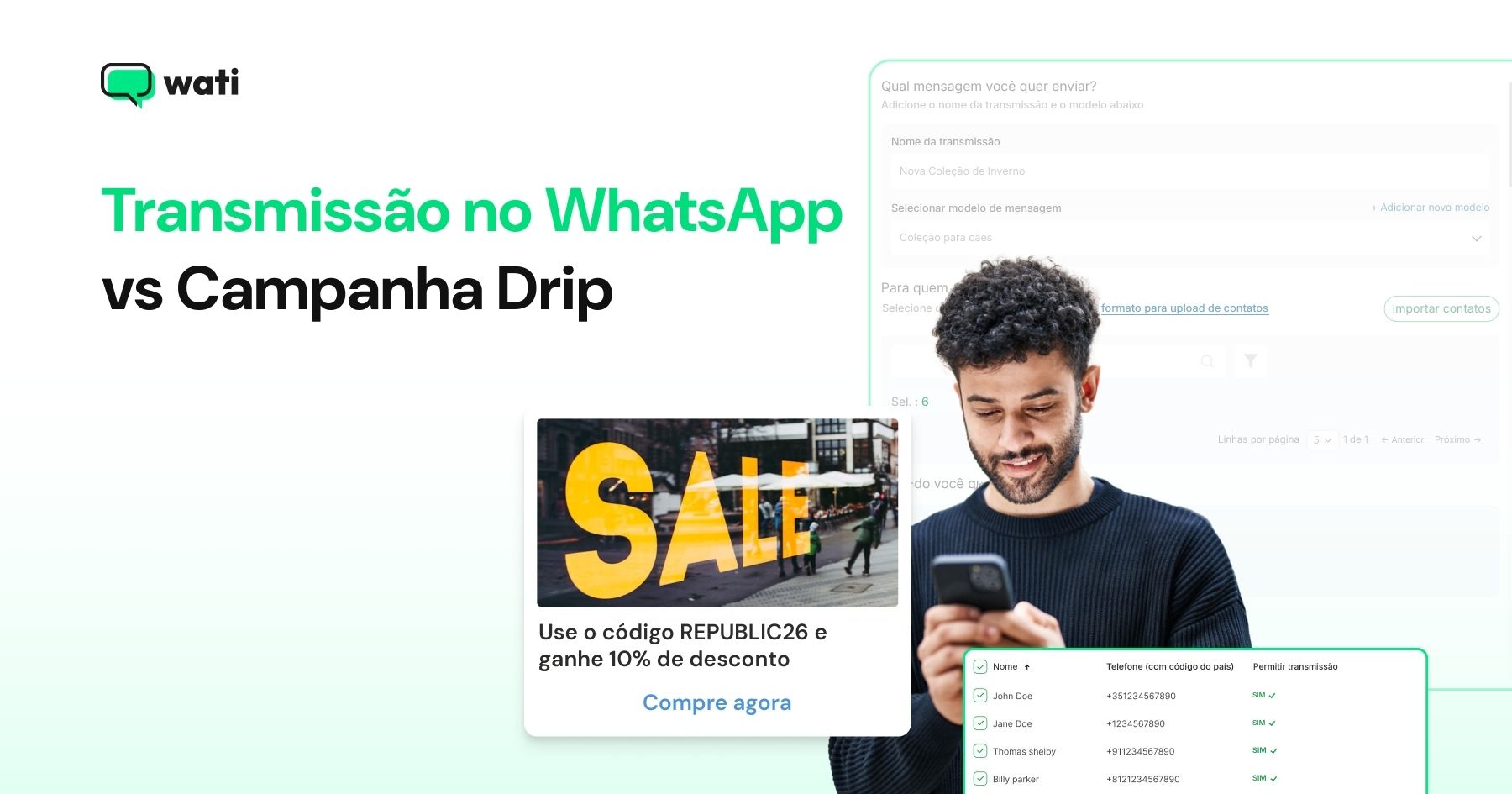 WhatsApp Broadcast vs. Campanha Drip: Como Escolher a Certa