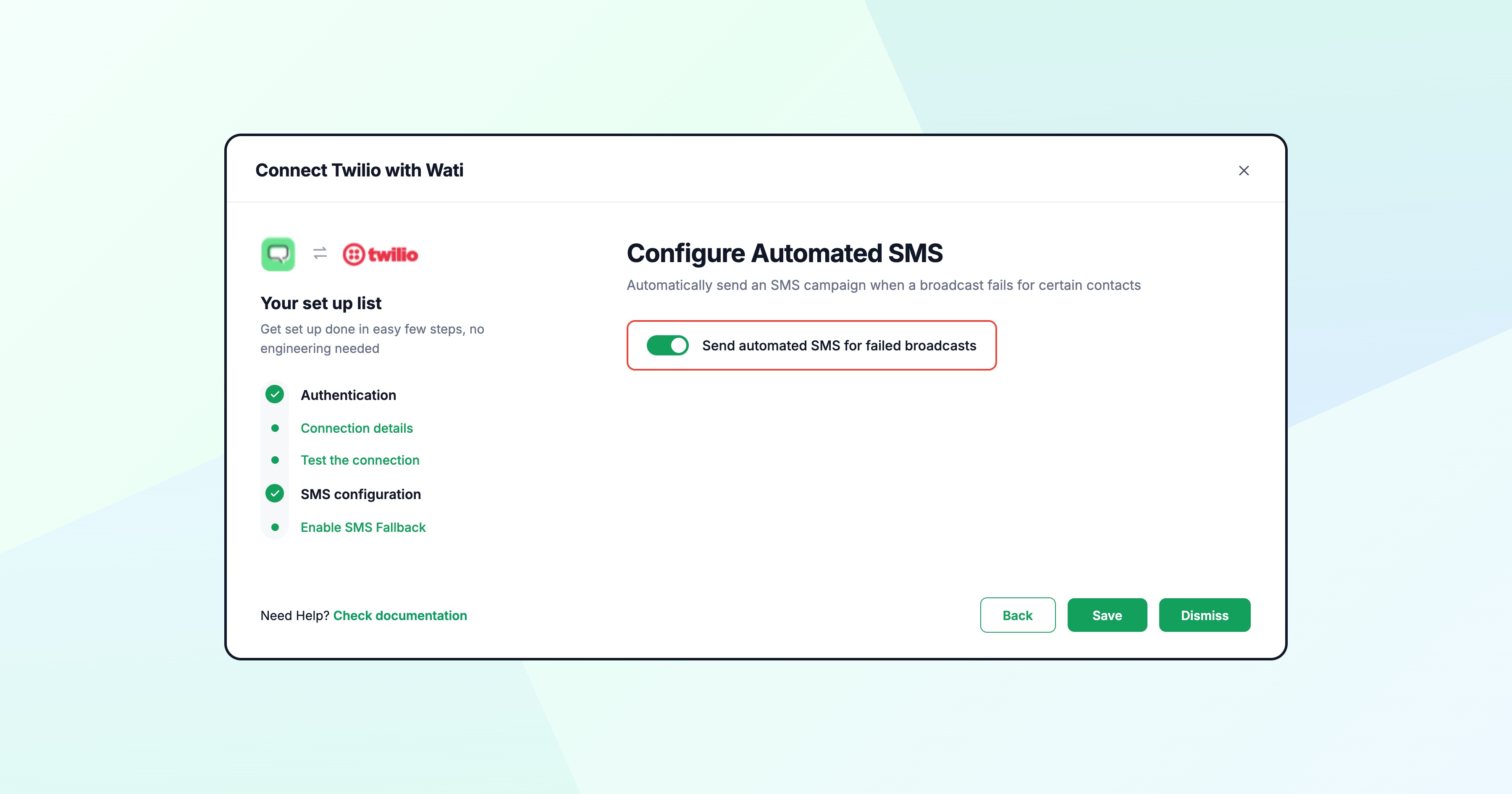 Connect Wati with Twilio