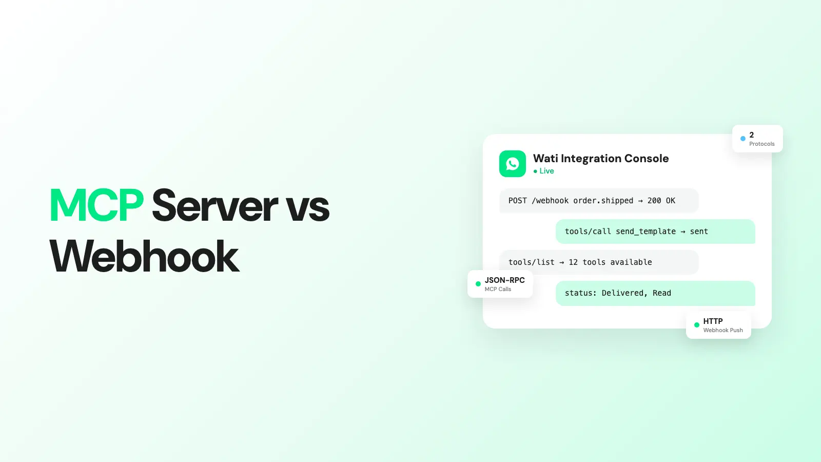 MCP Server vs. Webhook: The Real Difference Explained