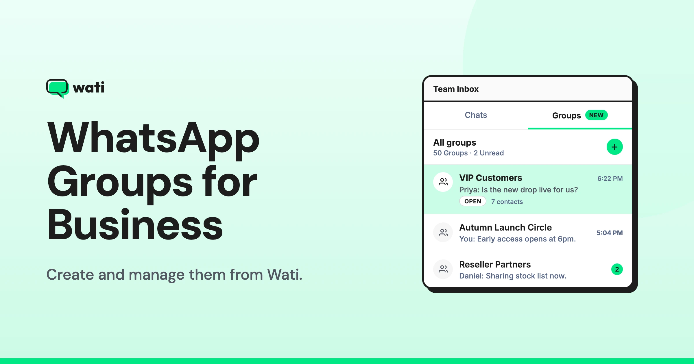 WhatsApp Groups for Business: How to Create and Manage Them From Wati