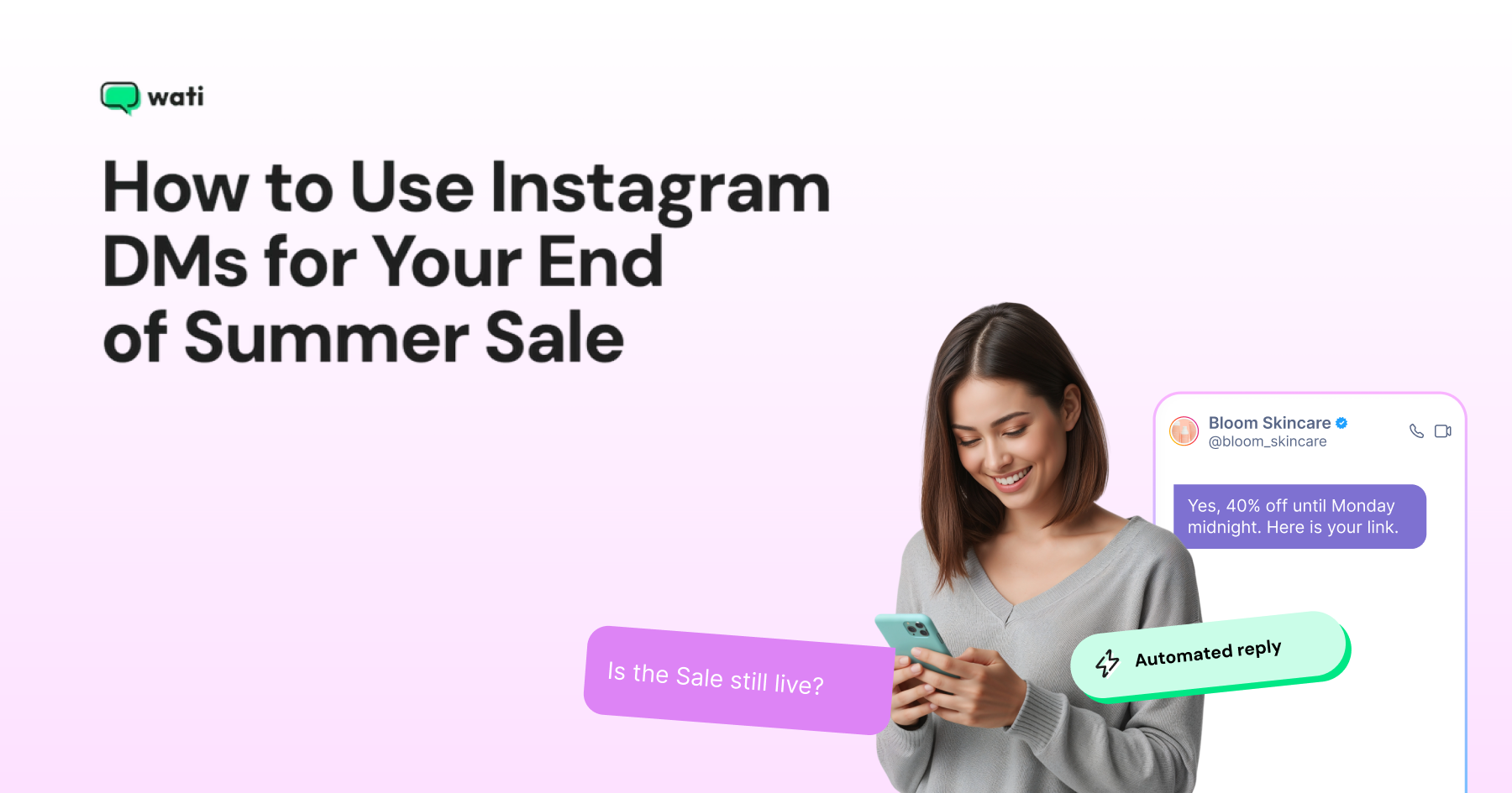 How to Use Instagram DMs for Your End-of-Summer Sale
