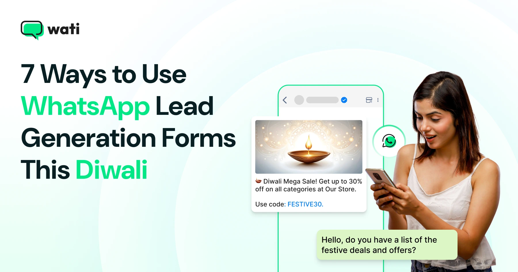 Skip the Landing Page: 7 Ways to Use WhatsApp Lead Generation Forms This Diwali