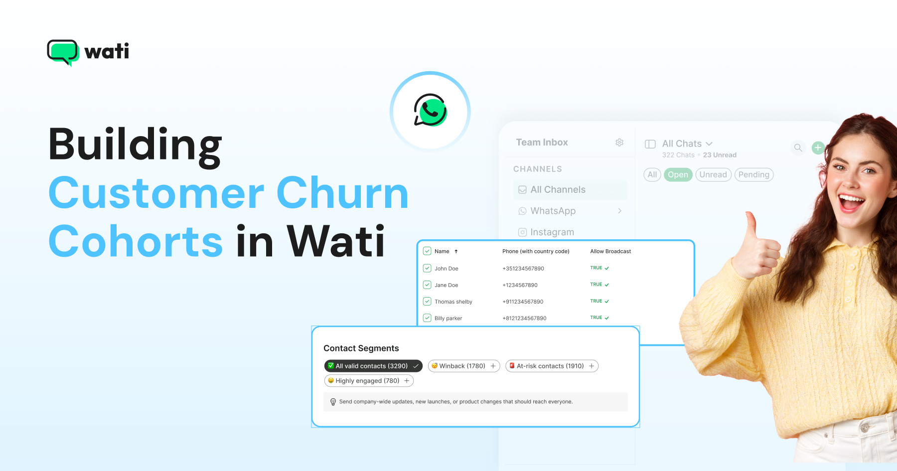 How to Build Customer Churn Cohorts in Wati (Without Excel or Manual Exports)