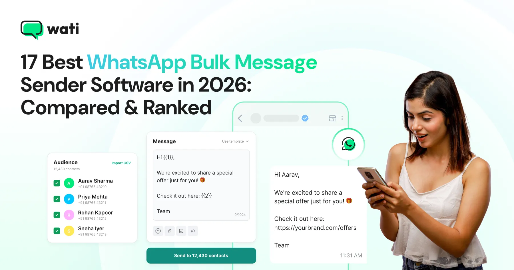 17 Best WhatsApp Bulk Message Sender Software in 2026