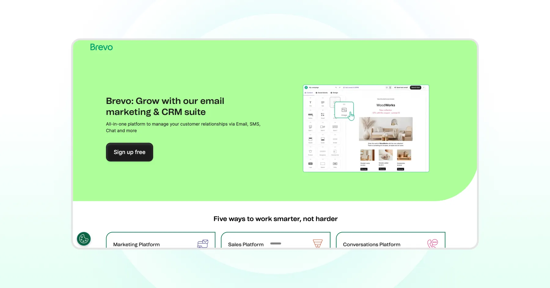 Brevo Homepage