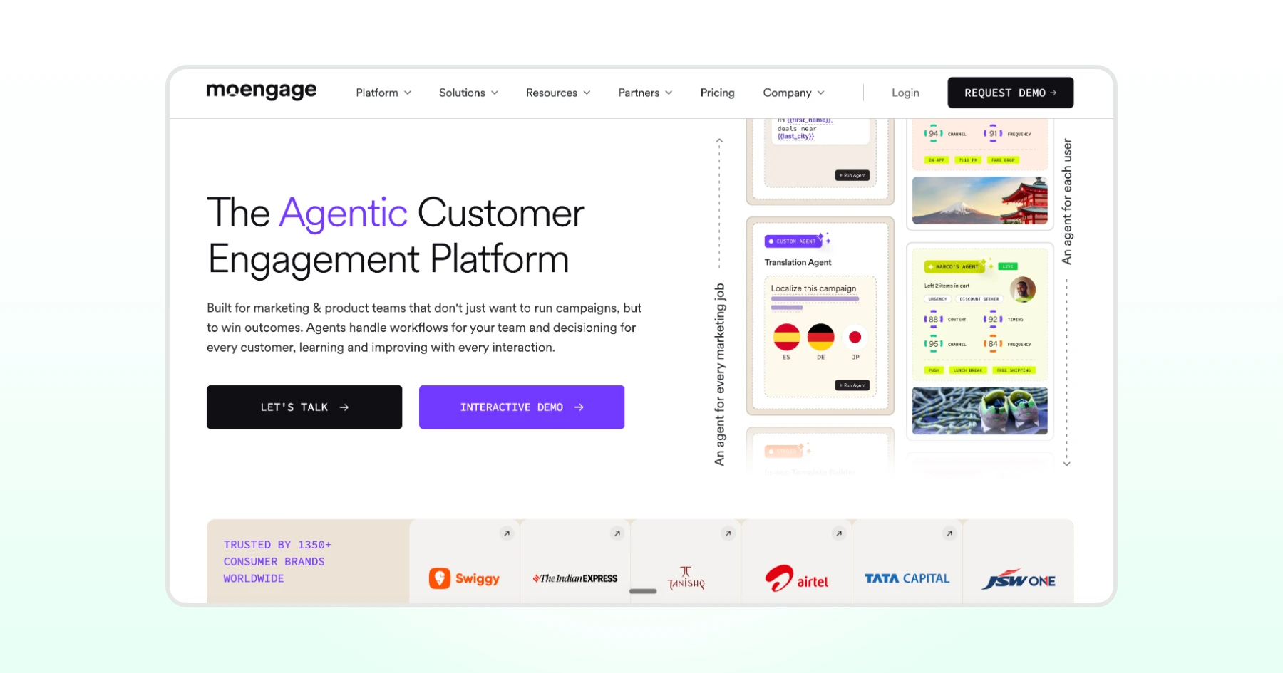 MoEngage Homepage