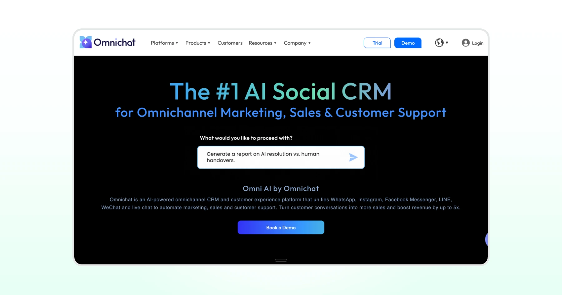 Omnichat Homepage