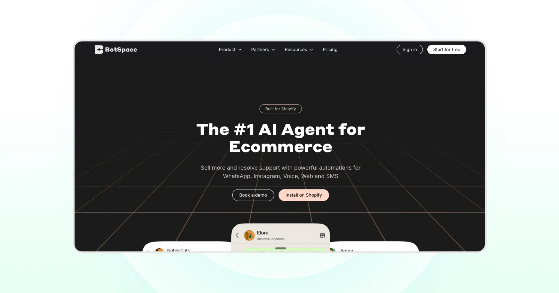 BotSpace Homepage