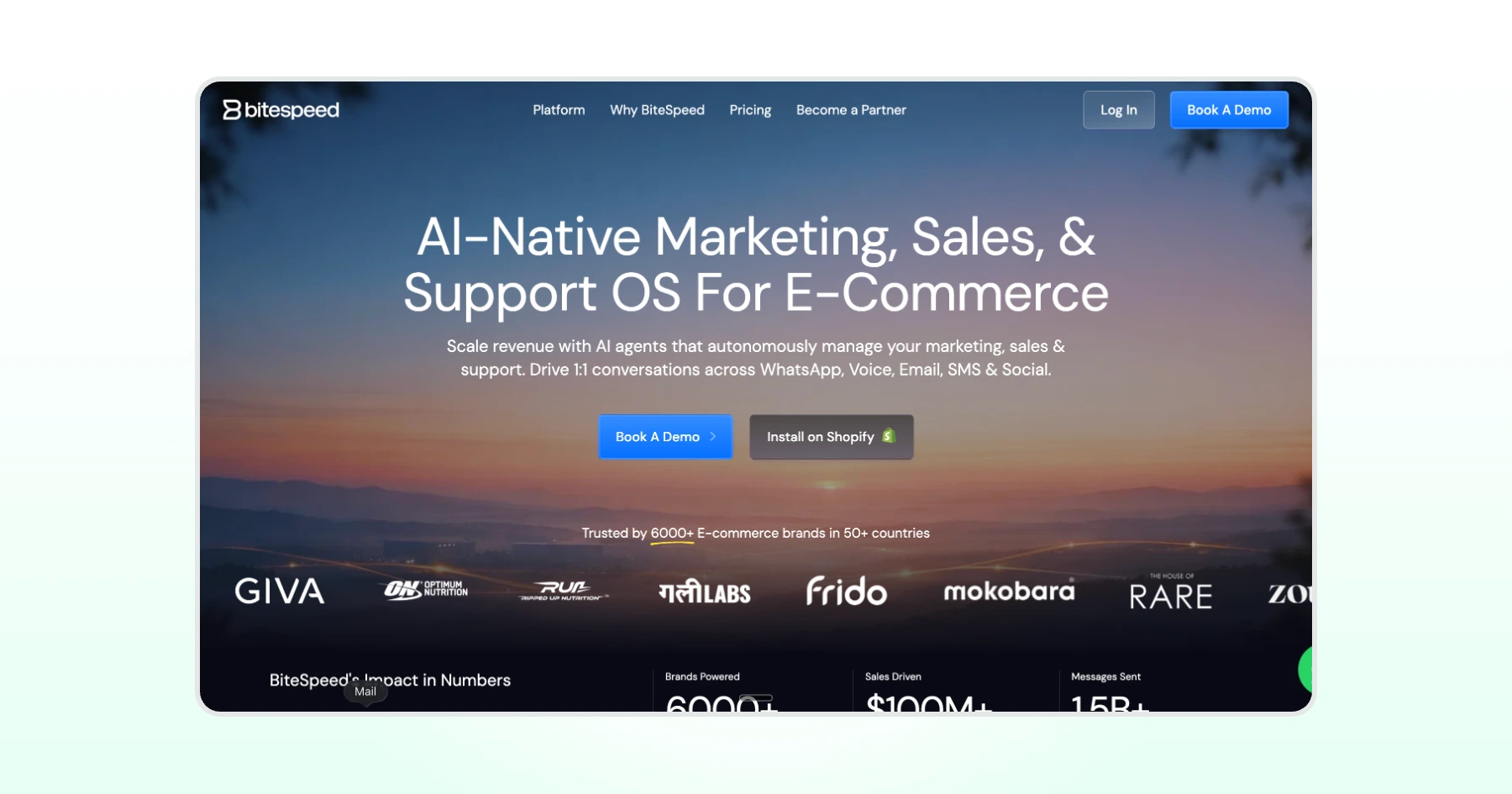 Bitespeed Homepage