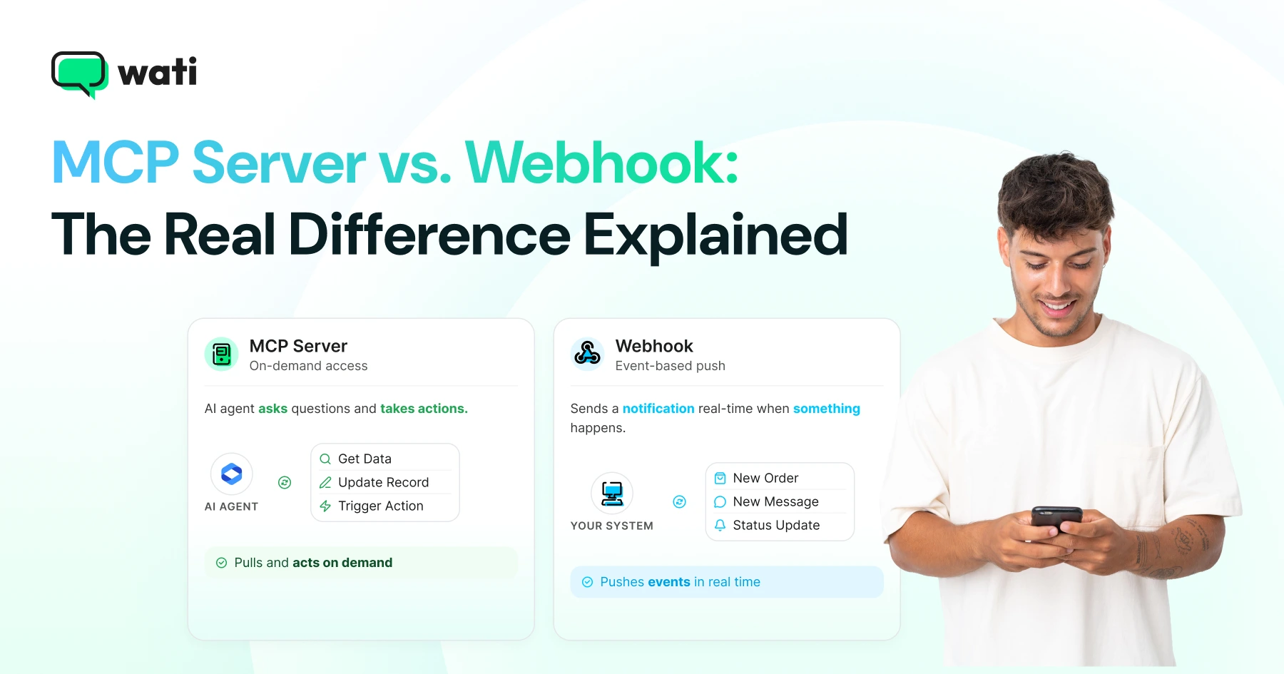 MCP Server vs. Webhook: The Real Difference Explained