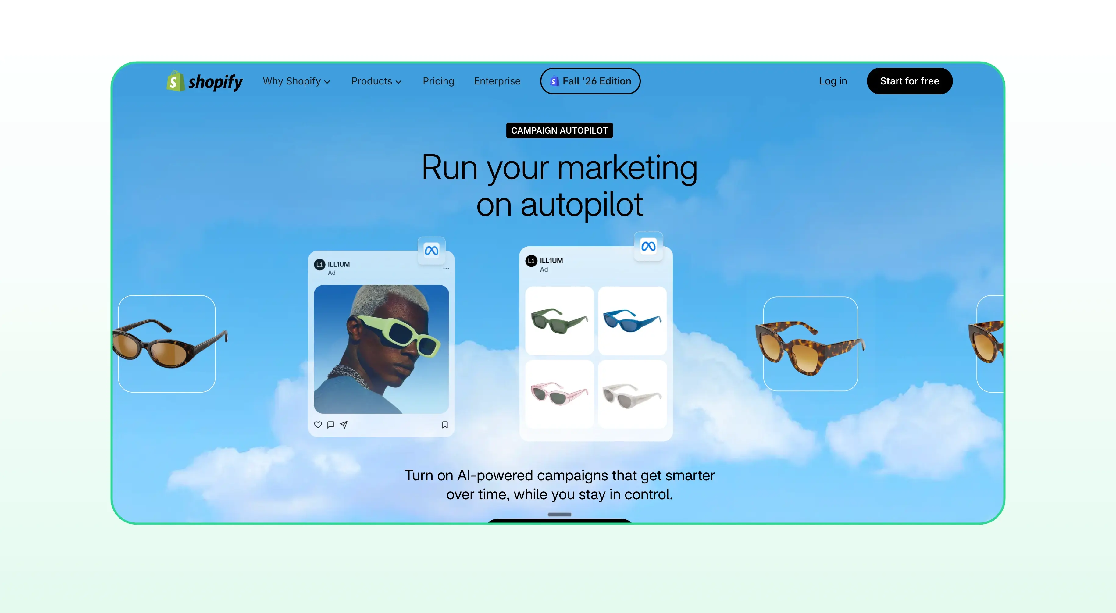 Homepage of Campaign Autopilot