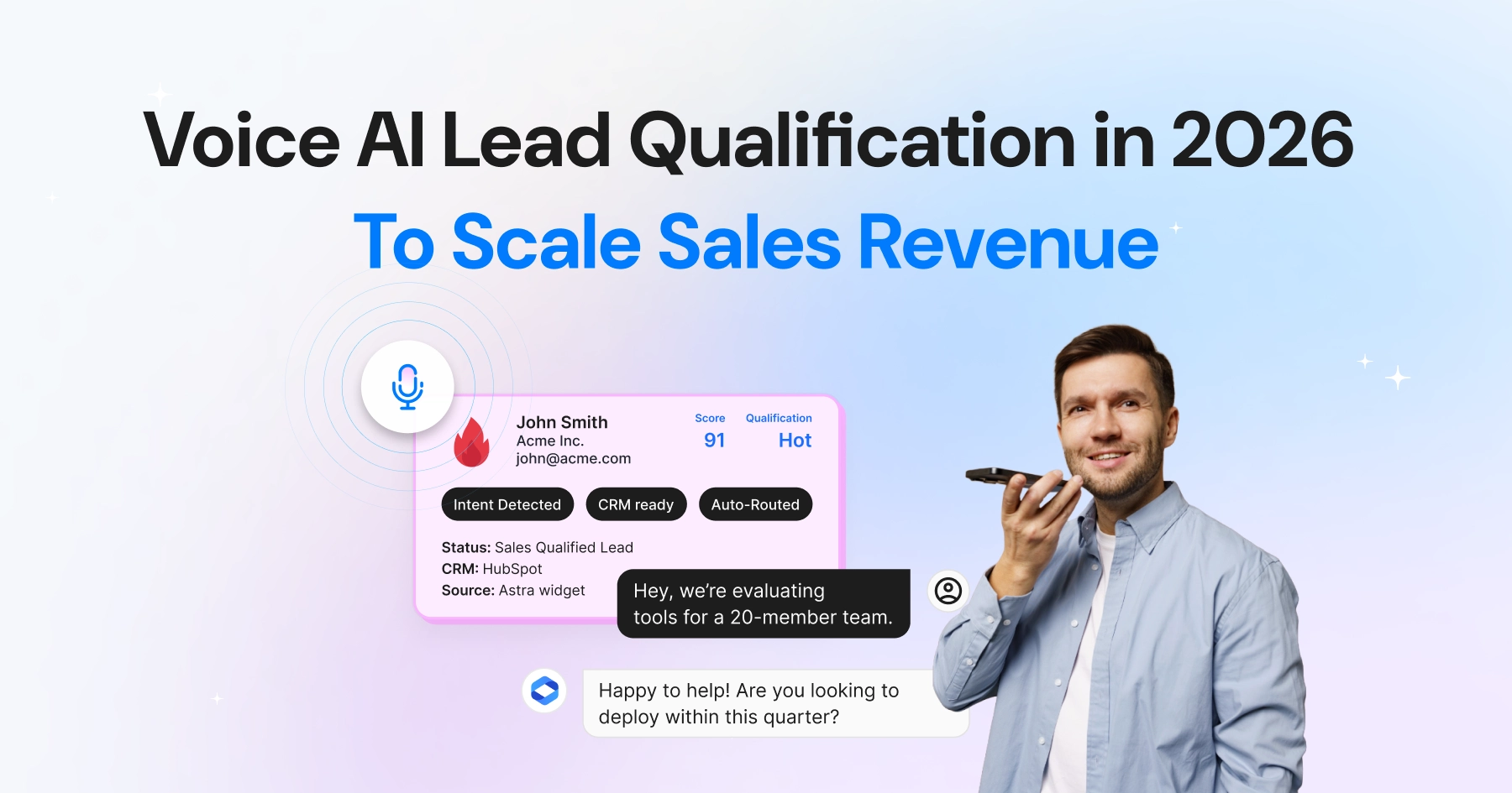 How Voice AI Agents Qualify Leads: A Sales Team’s Guide to Hands-Free Pipeline