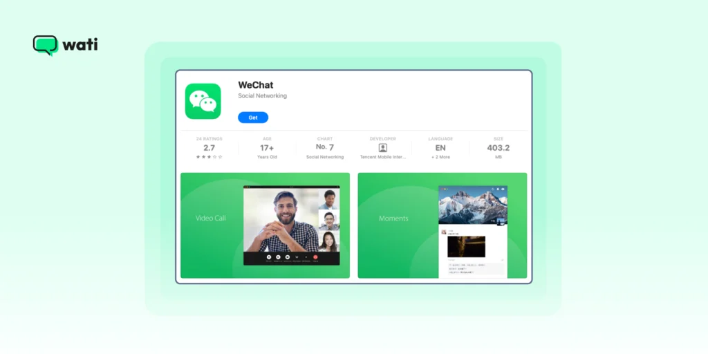 Downloading the WeChat desktop app on macOS