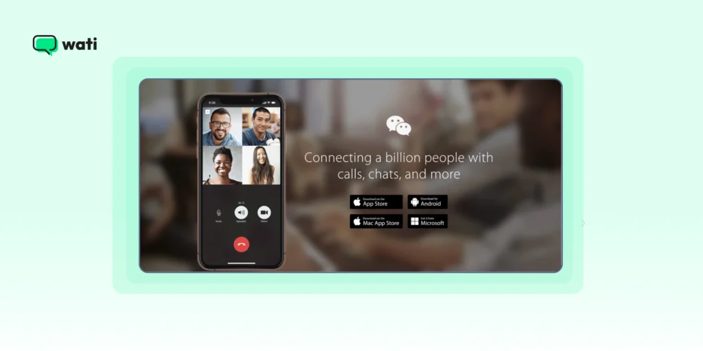 An overview of WeChat desktop download options, including versions available for Mac and Windows