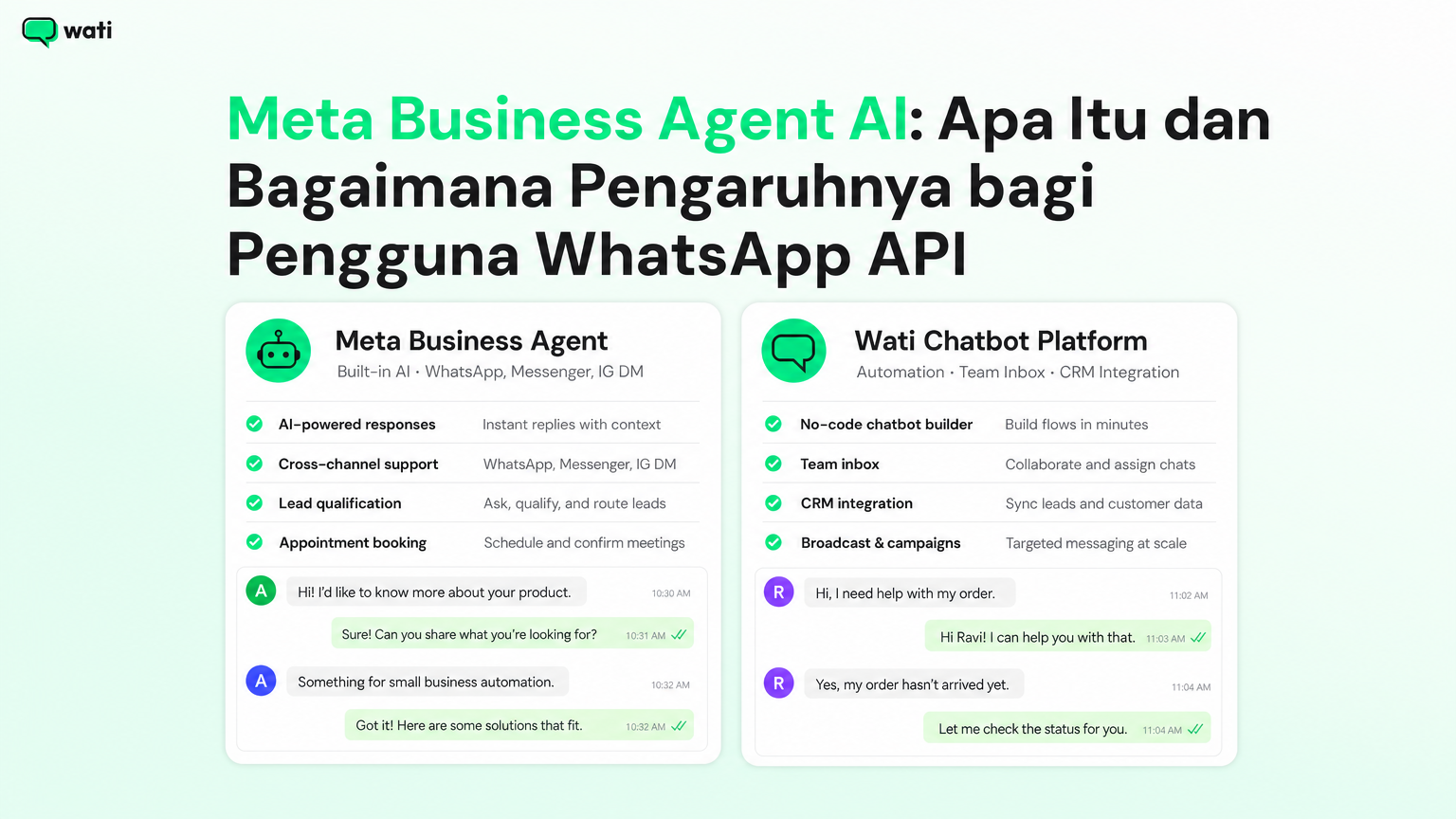 Meta Business Agent AI: Apa Itu dan Bagaimana Pengaruhnya bagi Pengguna WhatsApp API