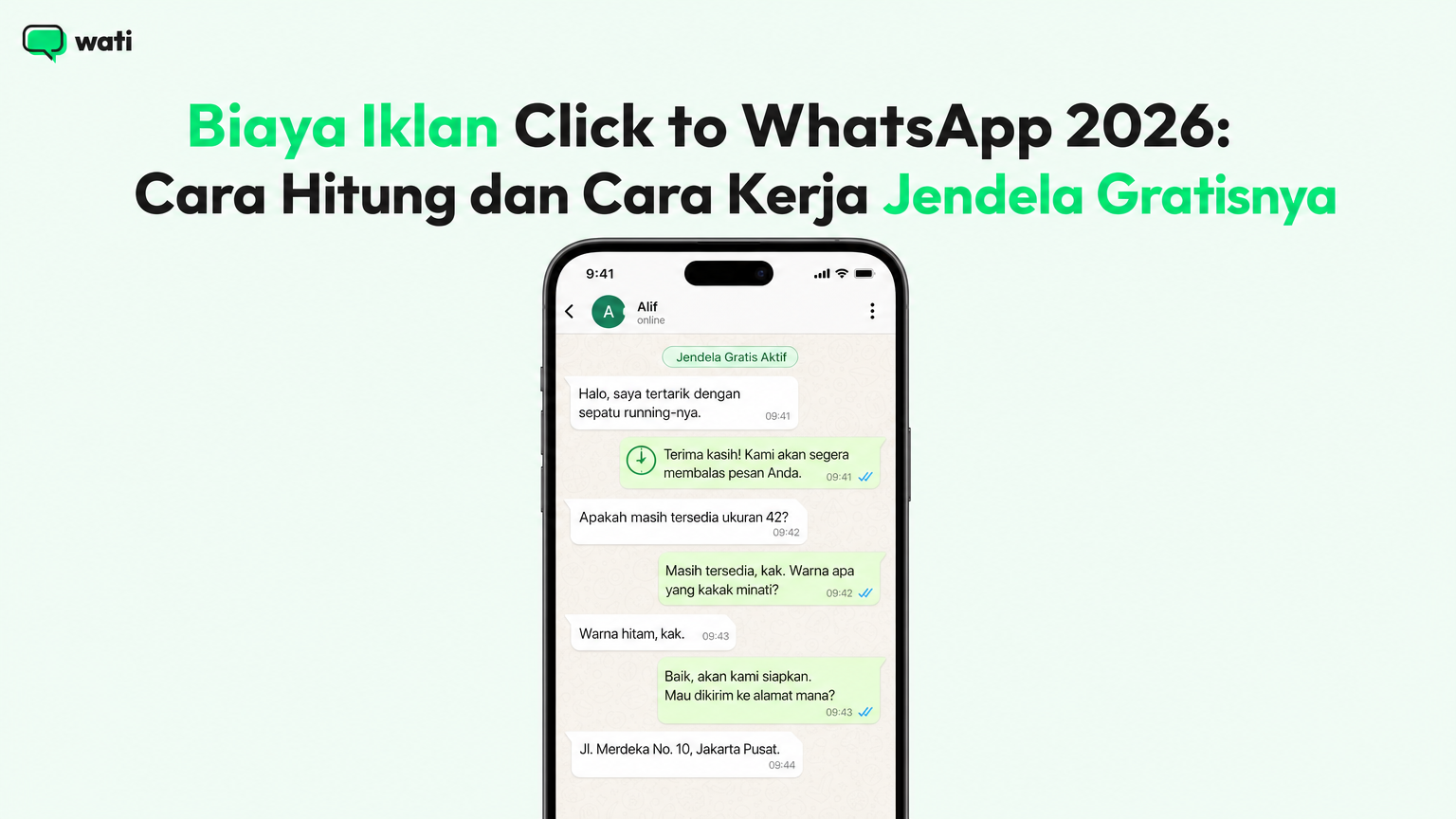 Biaya Iklan Click to WhatsApp 2026: Cara Hitung dan Cara Kerja Jendela Gratisnya