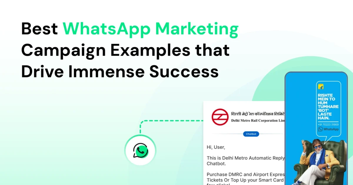 A guide on the best WhatsApp marketing campaign examples for inspiration