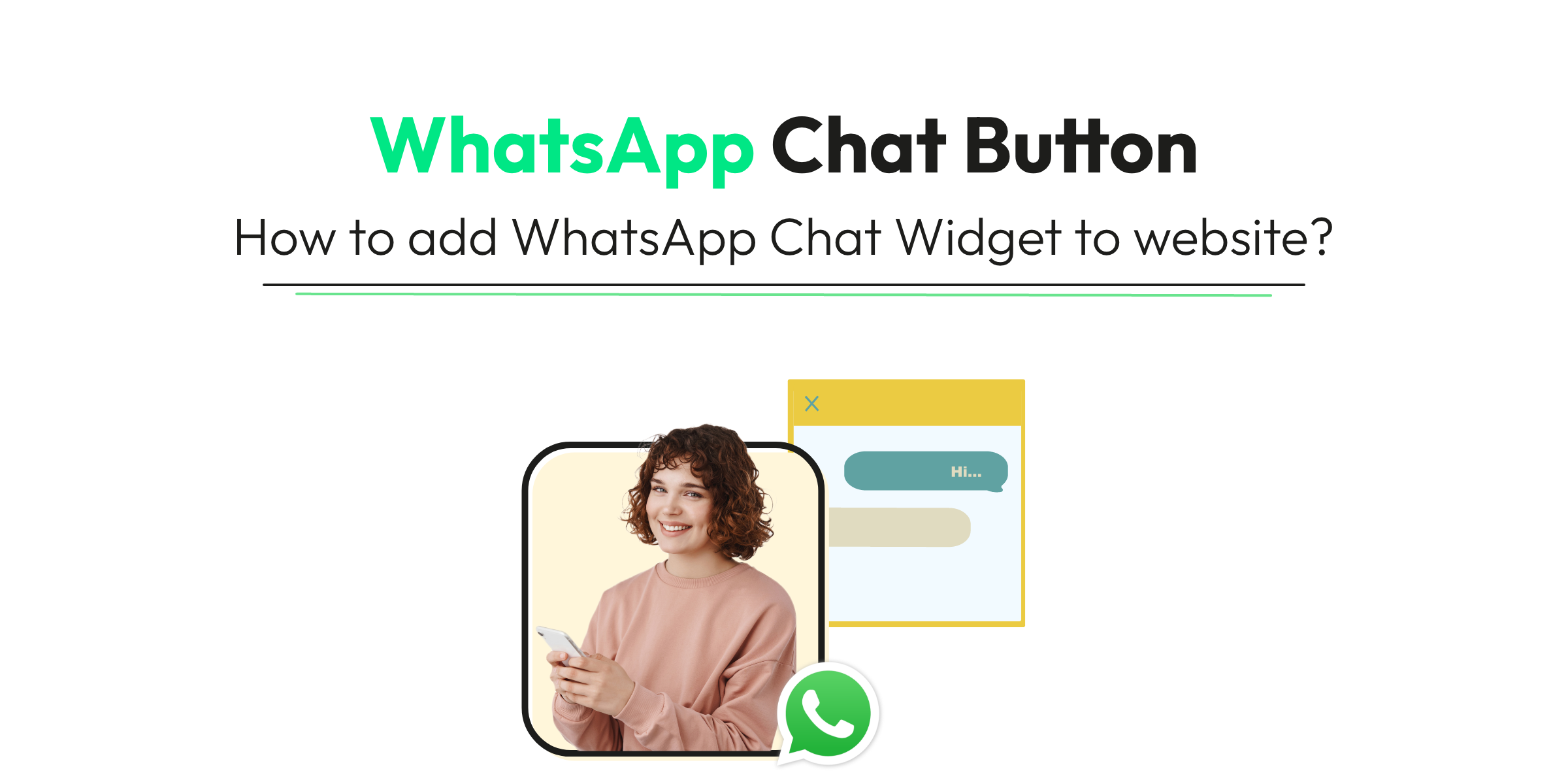 how to add whatsapp chat button on website