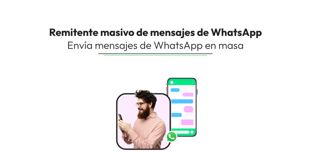 mensajes de WhatsApp en masa