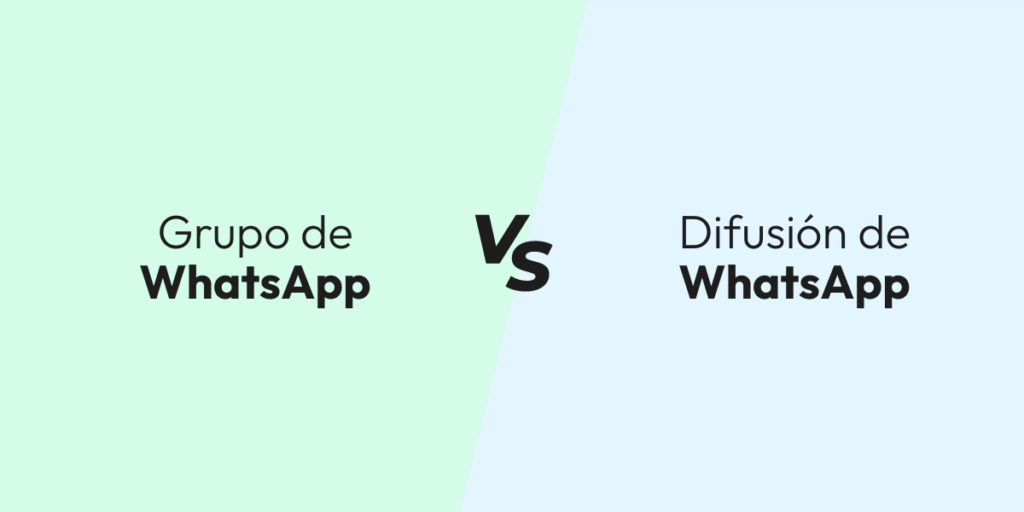 listas de difusión en WhatsApp