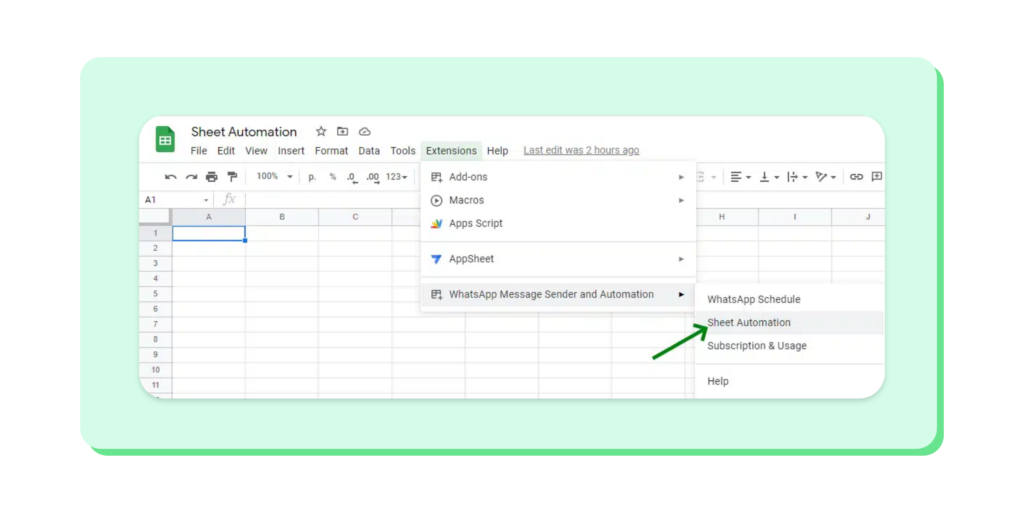 Mensagem de WhatsApp pelo Google Sheets