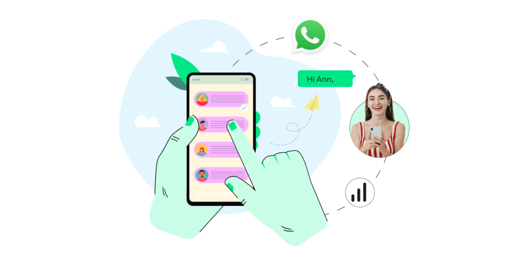 WhatsApp for personalized communication