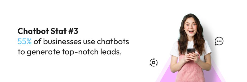 Use AI chatbot to generate high quality leads