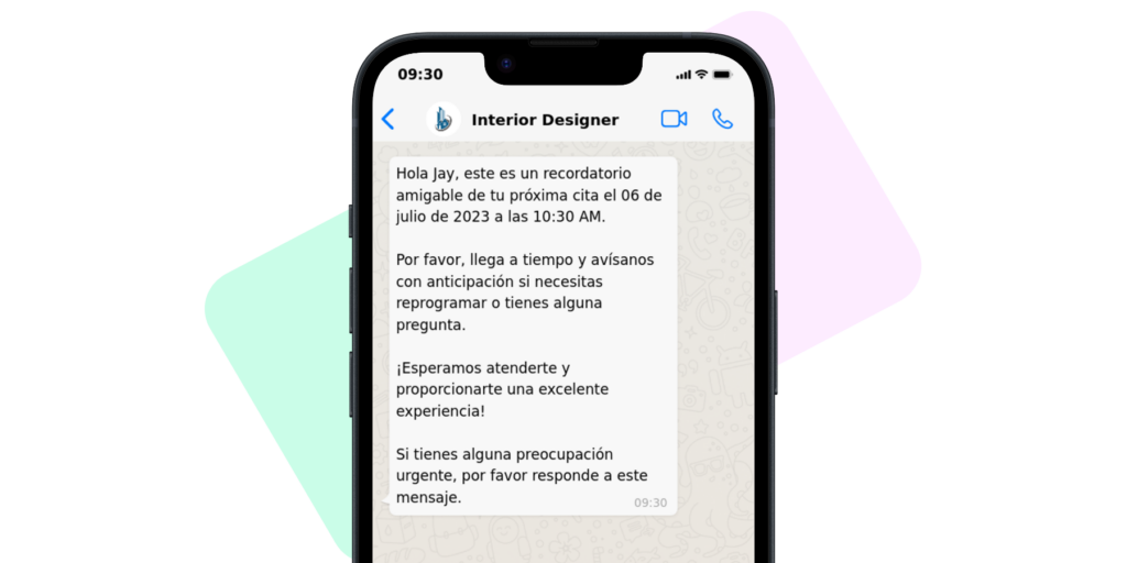 Chatbot AI de WhatsApp para recordatorios de citas