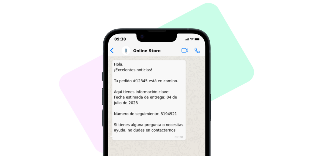 Utilice Chatbot AI para actualizaciones de seguimiento de pedidos