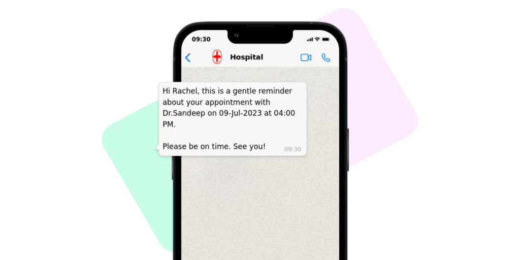 WhatsApp Message Template for Appointment Reminders