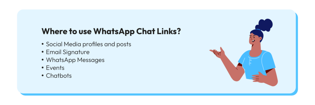 WhatsApp URL Generator use cases